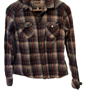 TNA Plaid Button Down Shirt, Classic Fit
